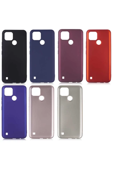 Realme C21 Kılıf Yumuşak Dokulu Soft Esnek Ince Mat Renkli Silikon Kapak (premier) - Resim 3