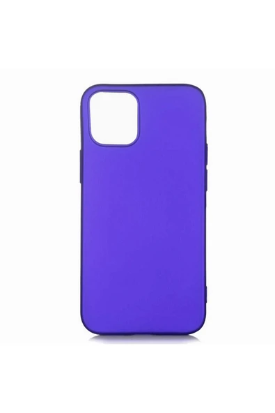 Iphone 12 Pro Kılıf Yumuşak Dokulu Soft Esnek Ince Mat Renkli Silikon Kapak (PREMİER)