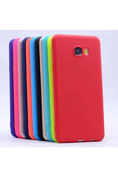 Samsung Galaxy C5 Kılıf Yumuşak Dokulu Soft Esnek Ince Mat Renkli Silikon Kapak (premier) - Resim 4