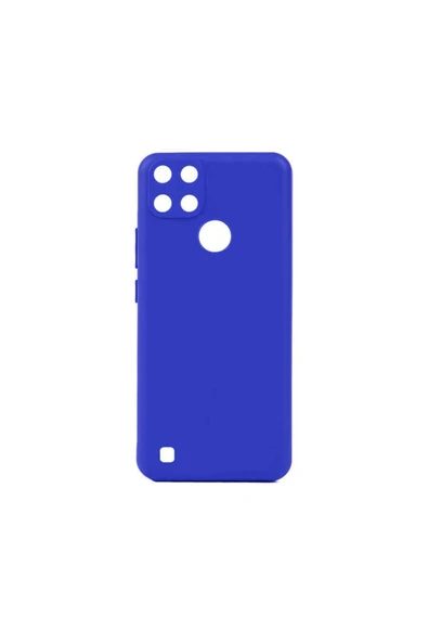 Realme C21y Kılıf Kamera Korumalı Esnek Renkli Silikon Kapak (biye) - Resim 2
