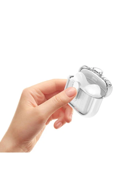 Air-pods 4 Kılıf Kenarları Renkli Şeffaf Dilimli Silikon Heptekiletişim Airbag 40 Kılıf-siyah - 3