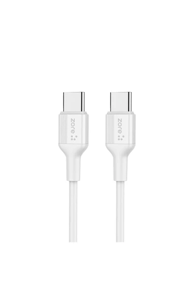 Beyaz Play Serisi PL3 Type-C to Type-C 2in1 PD Seyahat Şarj Aleti 20W-Zore - 2