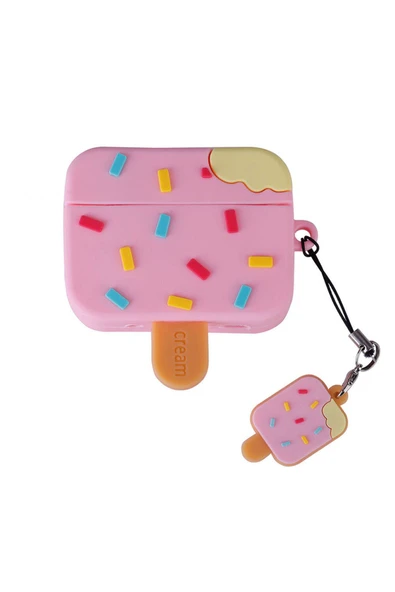 Apple Airpods Pro 2 Uyumlu Kabartma Figürlü İpli Silikon Kulaklık Kılıf (Airbag 37)