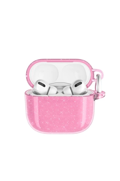 Apple Airpods 4 Kılıf Allstar Parlayan Simli Saydam Renkli (Airbag 32) - 2