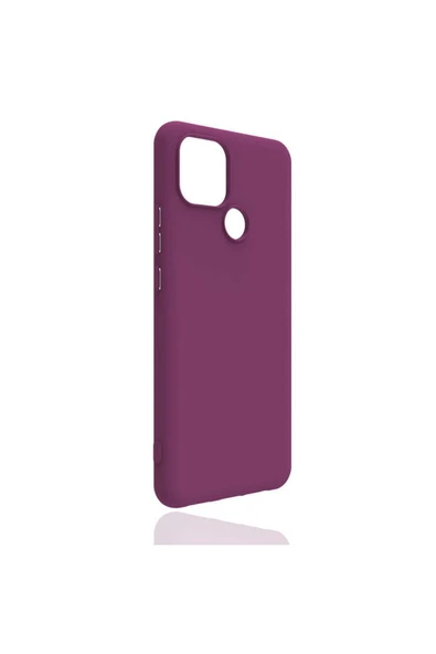 Realme C25 Kılıf Kamera Korumalı Esnek Renkli Silikon Kapak (biye)
