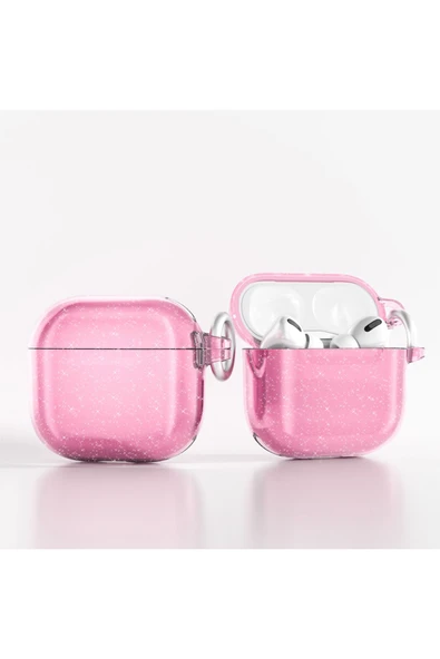 Apple Airpods 4 Kılıf Allstar Parlayan Simli Saydam Renkli (Airbag 32) - 3