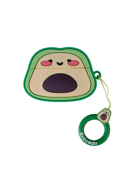 Apple Airpods Pro 2  Uyumlu Kabartma Figürlü İpli Silikon Kulaklık Kılıf (Airbag 37) - 2