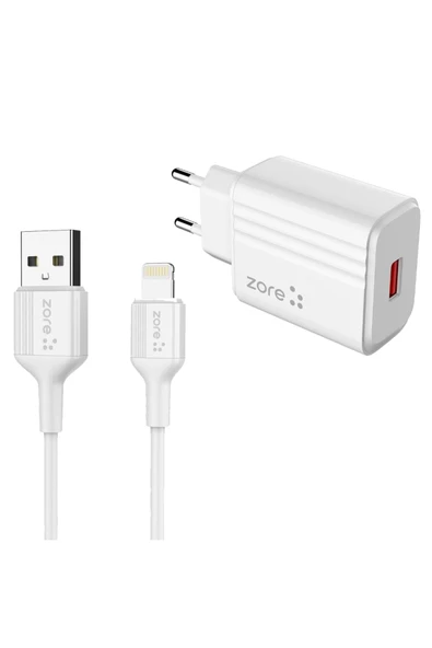 Play Serisi PL1 Lightning 2in1 Seyahat Şarj Aleti 12W - 2