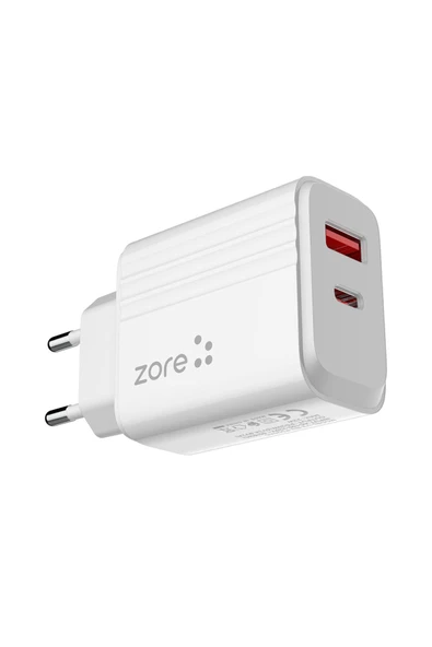 Beyaz Play Serisi Pl3 Type-c 2in1 Seyahat Şarj Aleti 20w-heptekiletişim - 4