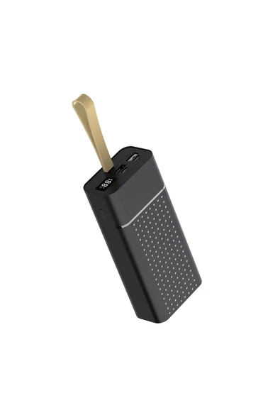 Hızlı Şarj Özellikli Askılı Led Göstergeli Taşınabilir Powerbank 30000mah (b-33) - 2