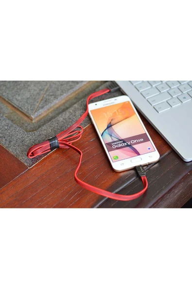 Kırmızı Mest Micro Usb Kablo 1m - 4