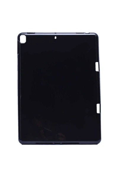 Apple iPad 10.2 2021 (9.Nesil) Kılıf Kalem Bölmeli Tablet Silikon Kapak (K-Tablet)