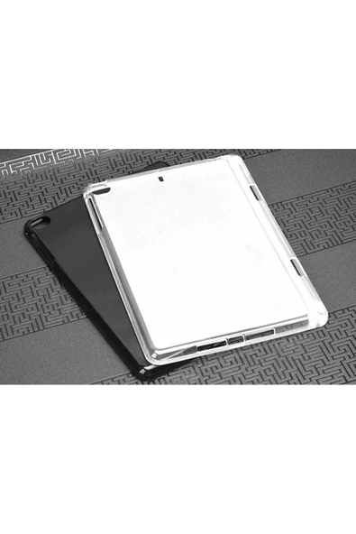 Apple iPad 10.2 2021 (9.Nesil) Kılıf Kalem Bölmeli Tablet Silikon Kapak (K-Tablet) - 3