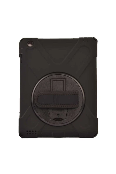 Apple iPad Mini 4 Kılıf Askılı Standlı Tank Koruyucu Dönebilen Kapak (DEFENDER) - 2
