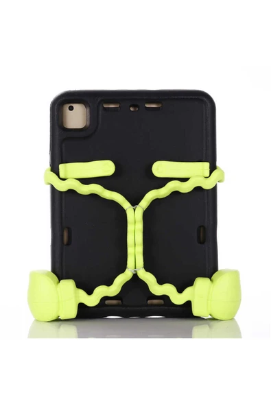 Apple iPad 9.7 2018 (6.Nesil) Tablet Silikon Kılıf Çocuklara Özel Standlı ve Kollu Kapak (EVA) ürün görseli