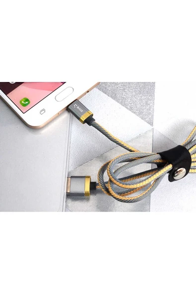Beyaz Poro Micro Usb Kablo 1m-heptekiletişim - 2