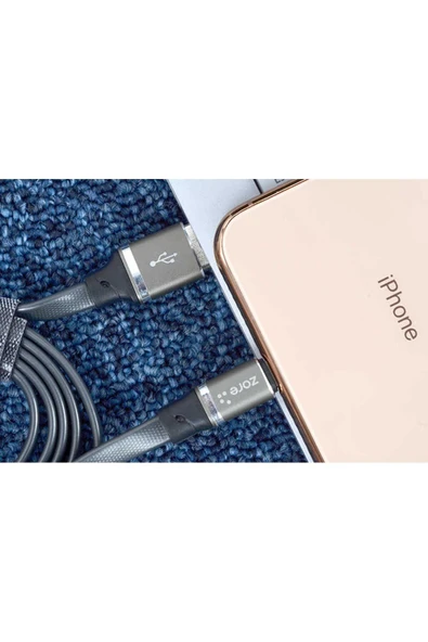 Siyah Lightning Vera Usb Kablo-Zore - 3