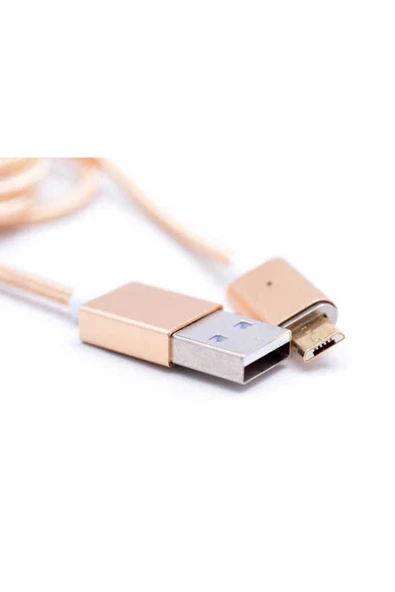 Gold Mıknatıslı 8600 Micro Usb Kablo-heptekiletişim - 2
