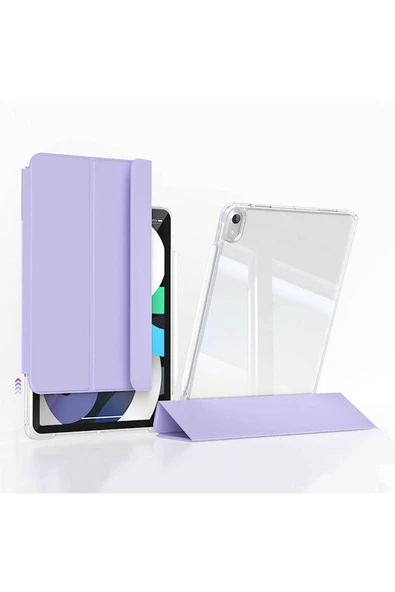 Apple iPad Air 11 2025 M3 Tablet Kılıf Ayrılabilen Magnetik Airbagli Ultra Kapak (Sliding) - 2