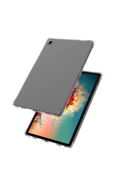 Samsung Galaxy Tab A9 Kılıf Heptekiletişim Tablet Nitro Anti Shock Silikon Kapak-renksiz - 3