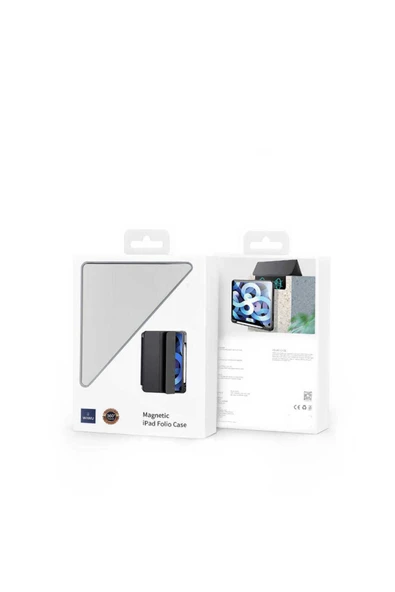 Apple iPad Air 11 2024 Kılıf Kalem Bölmeli Arkası Şeffaf Kapak (NORT) - 4
