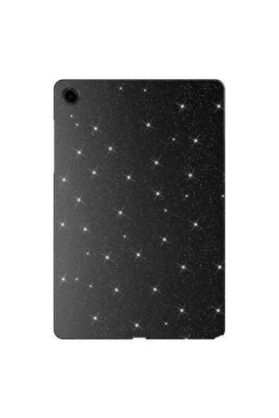 Samsung Galaxy Tab S9 FE Kılıf Kamera Korumalı Simli Renkli Parlak Silikon Kapak (Koton) - 4