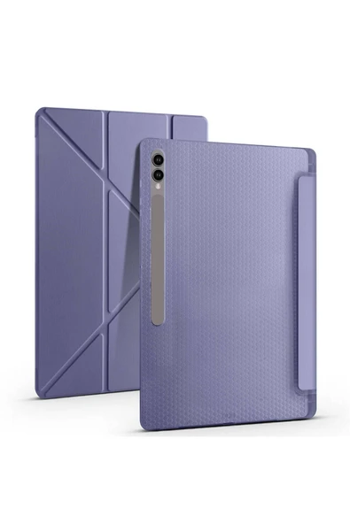 Samsung Galaxy Tab S9 Ultra Kılıf Kalem Bölmeli Standlı 360 Derece Tam Korumalı Tasarım (TR) - 2