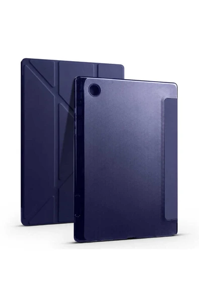 Samsung Galaxy Tab A8 10.5 Sm-x200 2021 Kılıf Kalem Bölmeli Standlı Kılıf (TR) Uyumlu - 2