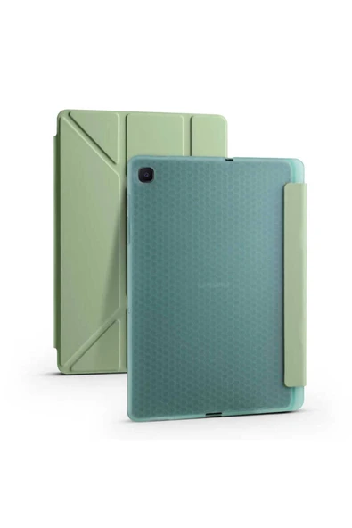 Samsung Galaxy Tab A7 10.4 T500 T505 T507 Uyumlu Kılıf Kalem Bölmeli Standlı Kılıf (TR) - 2