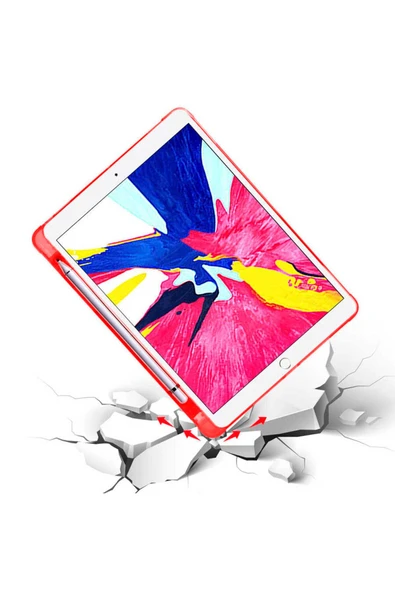 Apple Ipad 8. 9. 7. Nesil 10.2" 2021 Kılıf Kalem Bölmeli Standlı Kılıf A2602 A2603 A2604 A2605 (TR) - Resim 5