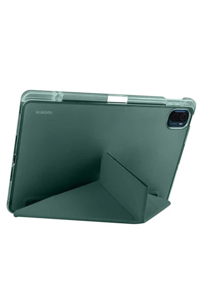 Xiaomi Mi Pad 5 / 5 Pro Uyumlu Kılıf Kalem Bölmeli Standlı Kılıf (TR) - 3
