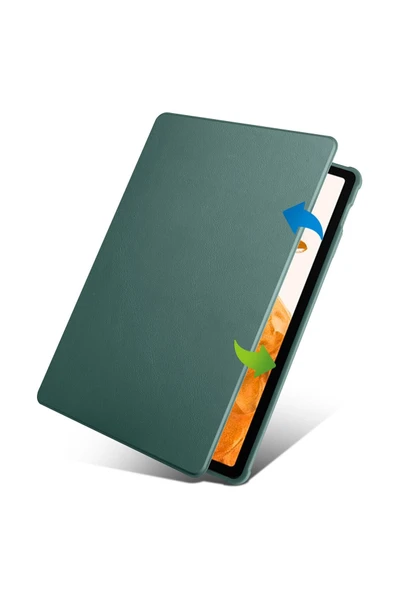 Samsung Galaxy Tab S7 Plus S8 Plus 12.4" X800 T970 T975 T977 Kılıf Kalemlikli Standlı (TER) - 5