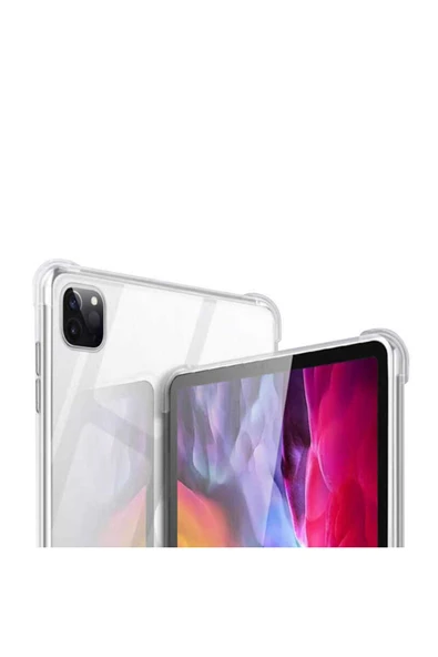 Ipad Pro 12.9 2020 4.nesil Şeffaf Tablet Kılıf Köşelerden Dayanıklı A2229 A2069 A2232 A2233 (t-anti)