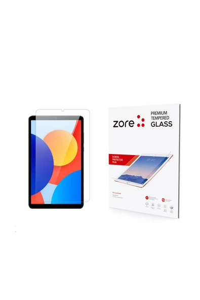 Xiaomi Redmi Pad SE 8.7 Uyumlu Zore Tablet Temperli Cam Ekran Koruyucu-Şeffaf