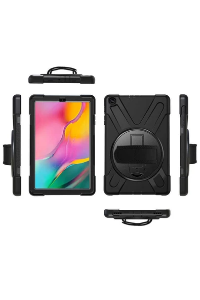 Ipad Air 3 / Pro 10.5 Kılıf Askılı Standlı Tank A2152 A2123 A2153 A2154 A1701 A1709 A1852 (defender) - 5