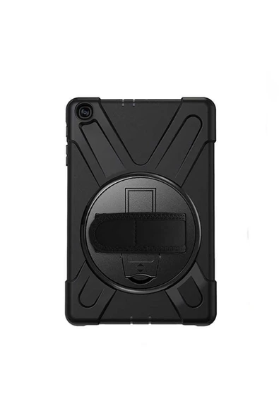 Samsung Galaxy Tab A 10.1 Inç T510 T515 T517 Kılıf Askılı Standlı Tank Koruyucu Dönen (defender) - 2