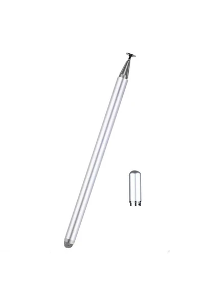 Universal Dokunmatik Çizim Kalemi Ergonomik Dizayn Kapaklı Metal Tasarım (pencil 04) - 2