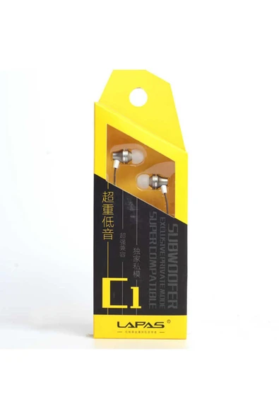 Yüksek Kalite ve Ses Performanslı Kulaklık (Lapas C1 3.5mm Kulaklık)