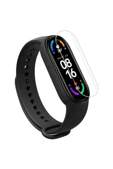Xiaomi Mi Band 7 Ekran Koruyucu Kavisli Silikon Yapılı Nano (narr Tpu Body) - 2