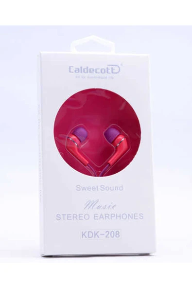 Yüksek Kalite ve Ses Performanslı Kulaklık (Caldecott KDK-208 Mp3 Stereo Kulaklık)