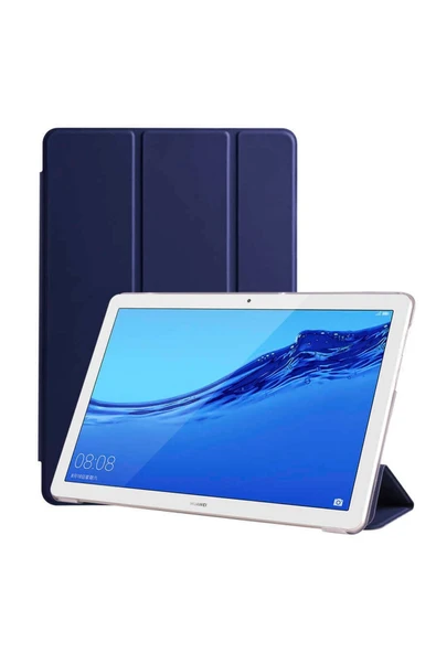 Huawei T5 10 Inc Kılıf Arkası Silikon Pu Deri 360 Koruma (sc.) - 3