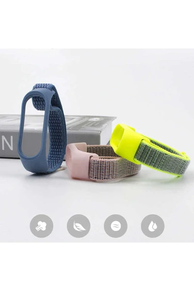 Xiaomi Mi Band 3 KRD-03 Hasır HEPTEKİLETİŞİM Kordon-NO27 - 3