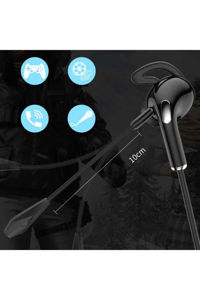 Gürültü Önleyici Çift Mikrofon Tasarımlı Kulaklık HD ve 3D Surround Ses Kalitesi (AK-P9 3.5mm) - 3
