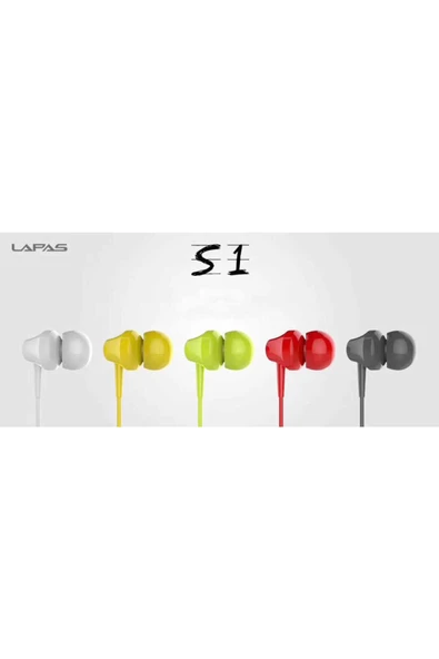 Yüksek Kalite Ses ve Bass Performanslı Kulaklık (Lapas S1 3.5mm Mp3 Stereo Kulaklık) - 5