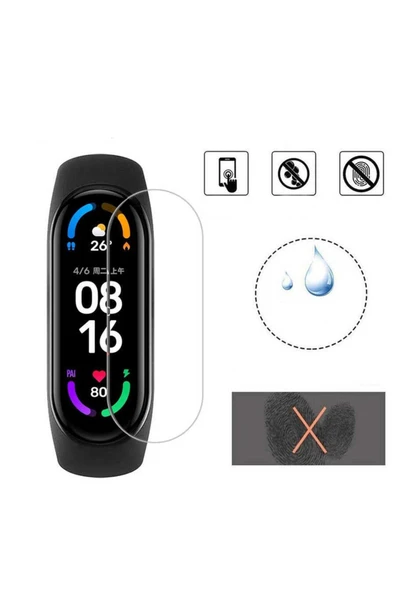 Xiaomi Mi Band 7 Ekran Koruyucu Kavisli Silikon Yapılı Nano (narr Tpu Body) - 3