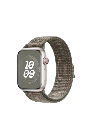 Apple Watch 10 46mm Hasır Kordon Tasarım (KRD-91) - 4