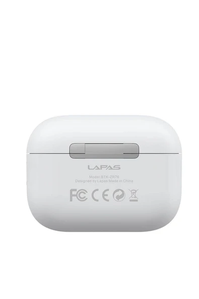 ANC Özellikli Dokunmatik LCD Ekranlı TWS Kulak İçi Bluetooth v5.4 Kulaklık (BTK-ZR76) - 4