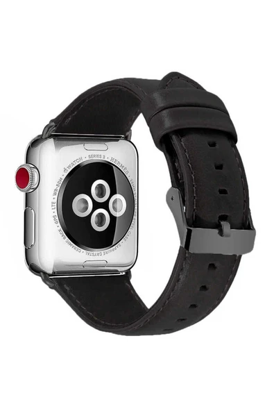 Apple Watch 42mm Luxury Leather Deri HEPTEKİLETİŞİM Kordon-NO9 - Resim 5
