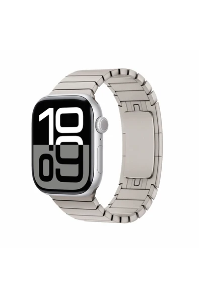 Apple Watch 7 45mm Krd-35 Metal Kordon-titanyum
