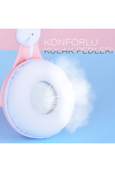 Heptekiletişim M6 Pro Ayarlanabilir Ve Katlanabilir Kulak Üstü Bluetooth Kulaklık-mavi - 3